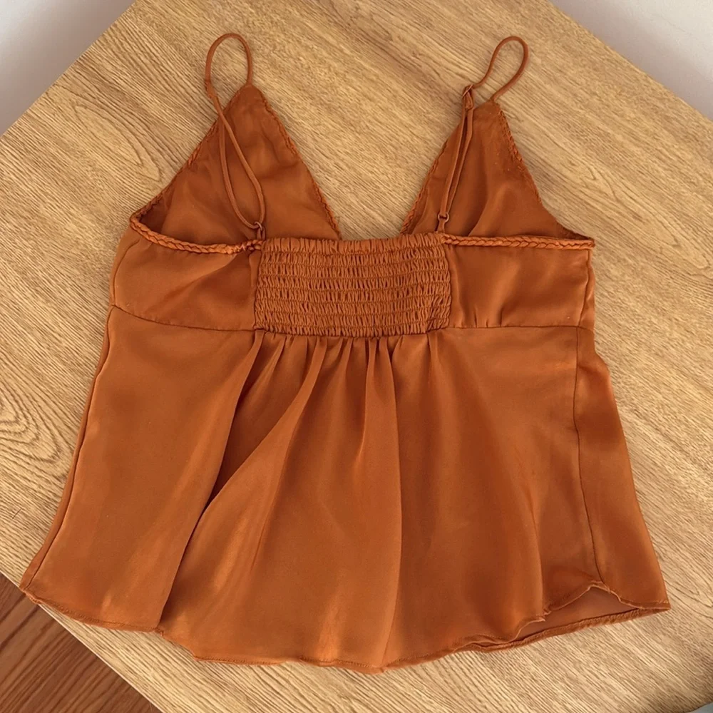 Free People Tops Bundle - Rust and Light Blue - Picture 4 of 5